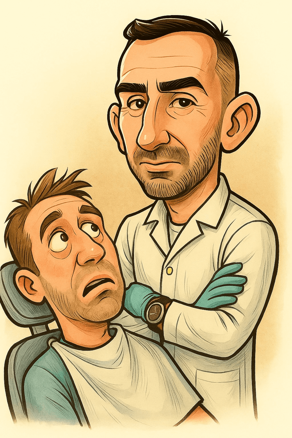 Dr. Cumacik Talking to Patient